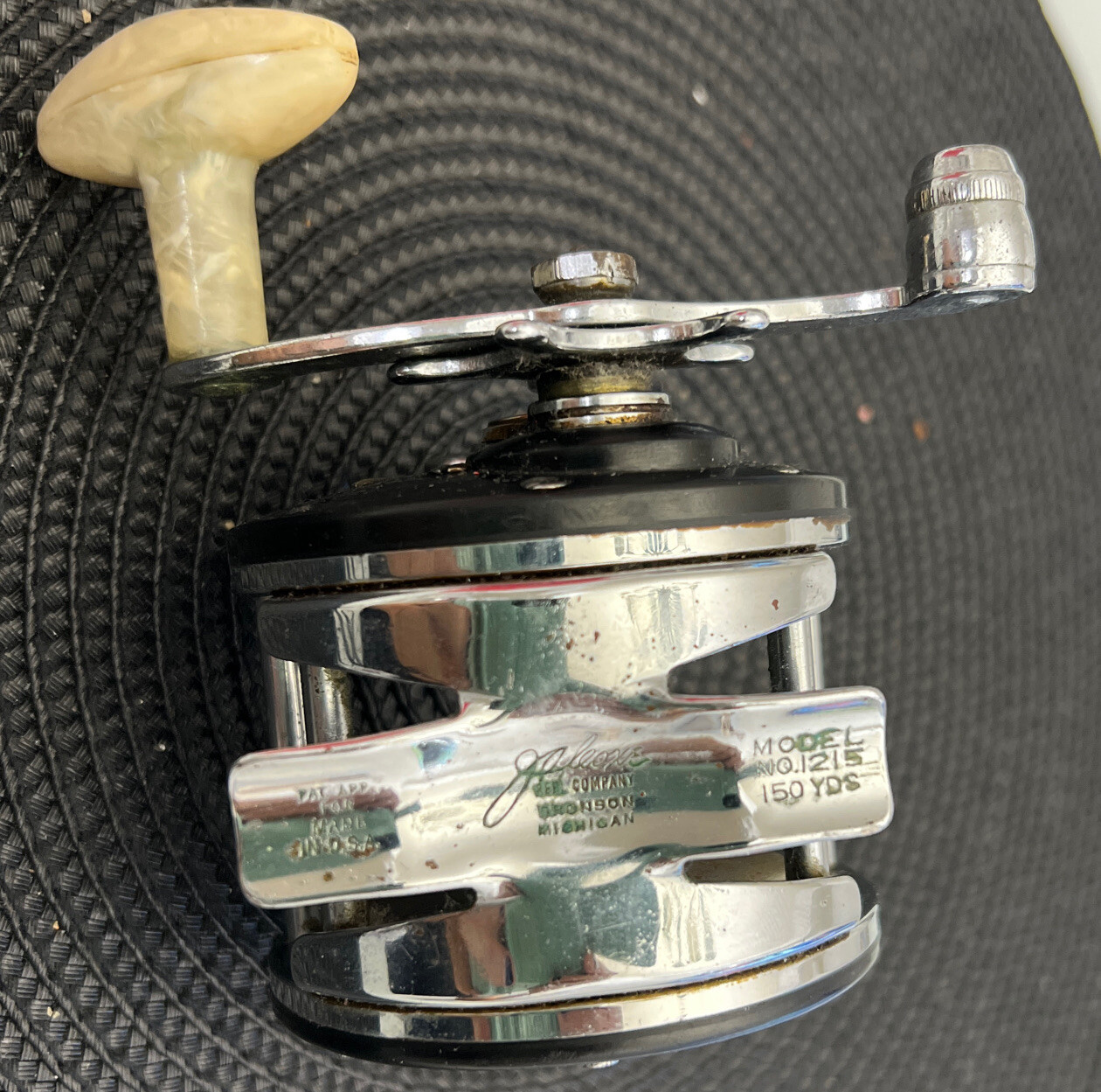 Vintage Jaleoxe Model 1215 Conventional Saltwater Fishing Reel 150 Yards