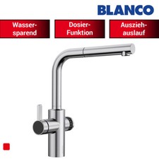Küchenarmatur Blanco Evol-S Volume Edelstahl 525213 Wasserhahn Schlauchbrause