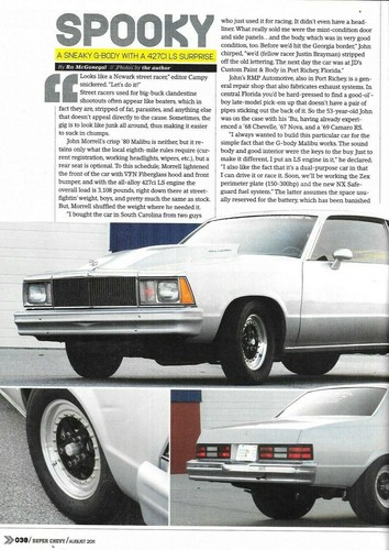 Super Chevy Car Magazine Weekend Tech Quick DIY Impala Camaro Malibu Nova 2011 - Picture 6 of 7