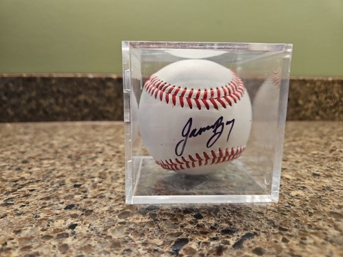 JASON BAY Firmato 2003 NL Ufficiale McGregor Baseball-PIRATI in custodia - Foto 2 di 6