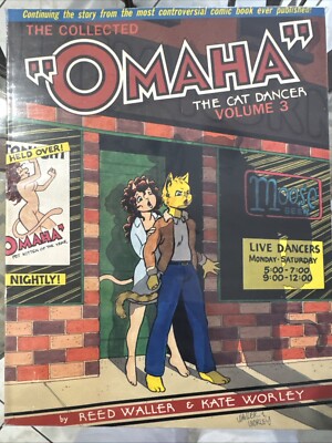 Collected OMAHA The CAT DANCER Vol. 3- Reed Waller & Kate Worley, '89  For Adult