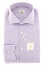 Luigi Borrelli Purple Shirt - Slim - 16/41 - EV062337FAB