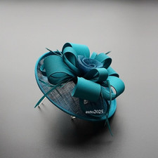 Women Fascinator Hat Cocktail Wedding Party Headwear Cap Chic Show Headdress