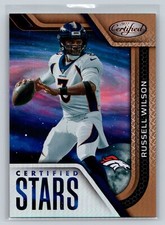 2022 Panini Certified Stars #CS-9 Russell Wilson Bronze Mirror /249 @