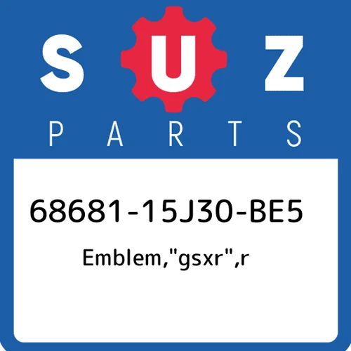 EMBLEM,"GSXR",R (ORANGE/BLAC )