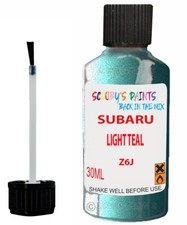 Paint Touch Up For Subaru Justy Light Teal Code Z6J Scratch Car Chip Repair