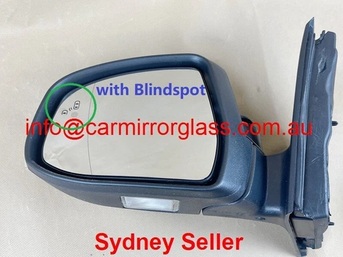 NEW DOOR MIRROR FOR FORD FOCUS 2011-2018 LW LZ  LEFT SIDE, blue,Blindspot