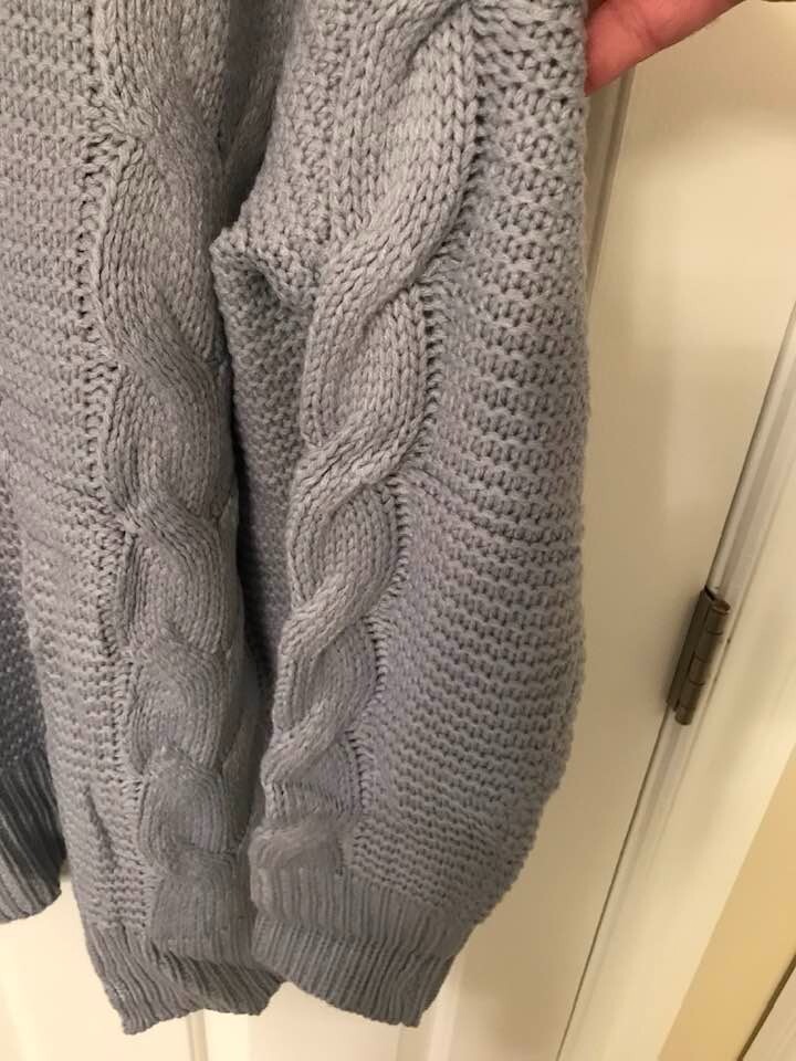 Imily Bela Womens Open Front Cardigans Soft Long Sleeve Cable Knit Outerwear Swe