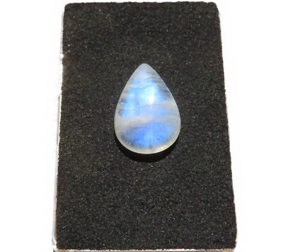 Mondstein blau - Blue Moonstone Cabochon 19,4x13 mm 9.5 ct. Nr. U33446