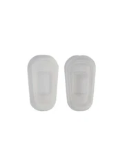 Nose Pad Covers SlipOn Eyewear Comfort Soft Silicon Large 1pr Clear 18mm