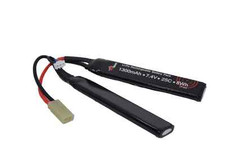 Airsoft 7.4V 1300mAh 25C LiPo Cranstock battery with case LP302 Vapextech Brand