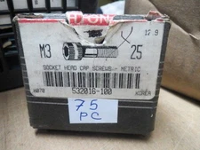M3 X 25 SOCKET HEAD CAP SCREW 75 PCS (LL1249)