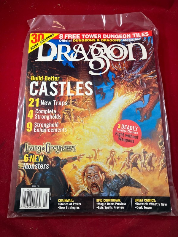 Dragon Magazine #295 May 2002 Build Better Castles