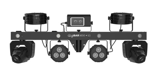Chauvet DJ GigBAR MOVE + ILS Lighting Kit w/Tripod+Footswitch+Remote+Bags+Fogger - Picture 6 of 12