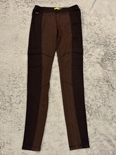 Lole Leggings Womens XS Brown Black Side Pocket Athletic Yoga Pants Workout Gym