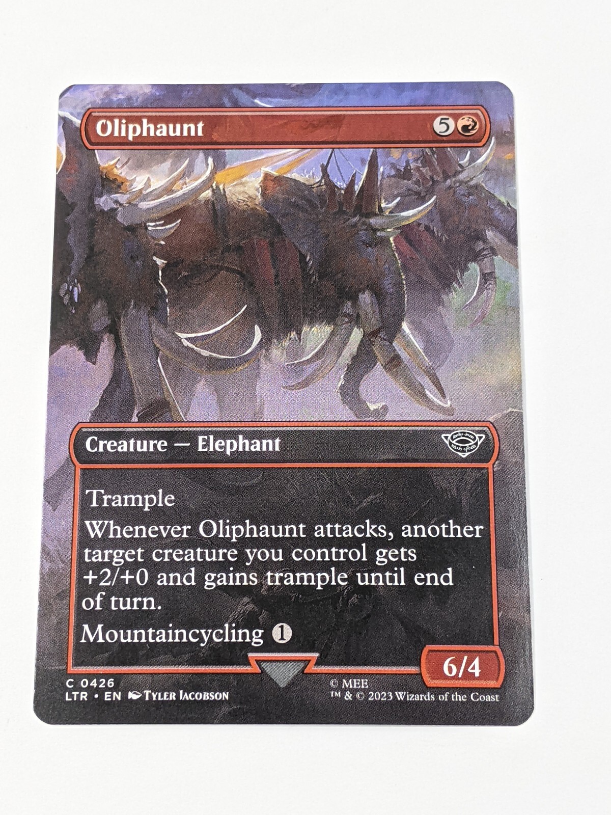Oliphaunt Map Oliphaunt (Borderless) Universes Beyond: the Lord of the Rings: Tales ...