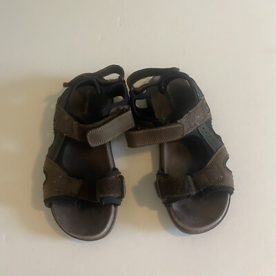 Hush Puppies Sandals Mens 10 EW US Brown Strap Sandals