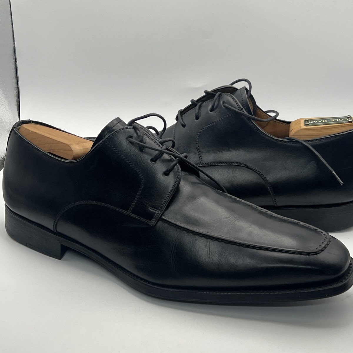 Magnanni Black‎ Leather Oxfords Size 10.5 Magnanni Men main image 2