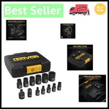 Precision 13-Piece E-TORX Socket Set | Chrome Vanadium Steel,