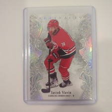 2025-26 ARTIFACTS HOCKEY #24 JACCOB SLAVIN - HURRICANES /99 Platinum Sparkle 