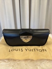 Authentic Louis Vuitton Epi Pochette Montaigne Shoulder Bag Noir Black