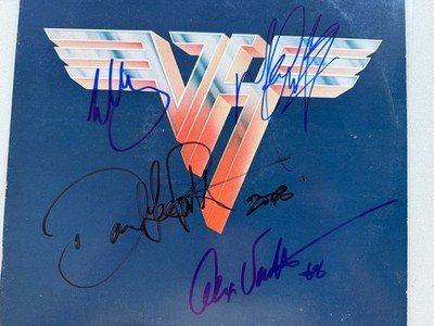 Van Halen II Signed by David Lee Roth Eddie Alex Van Halen Michael Anthony w/COA