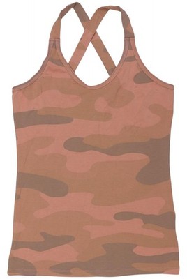 10DAYS Top Damen Trägertop Tanktop Unterhemd Gr. M Baumwolle Pink #4n1z2s2