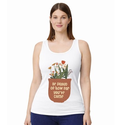 Be Proud Of How Far Damen Trägershirt Tank Top Inspirierend Geschenk für Sie