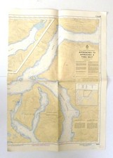 Canadian Hydrographic Services Nautical Map Approaches to Toba Inlet 1992 Canadian Hydrographic Services Nautical Map Approaches to Toba Inlet 1992 - Image 1
