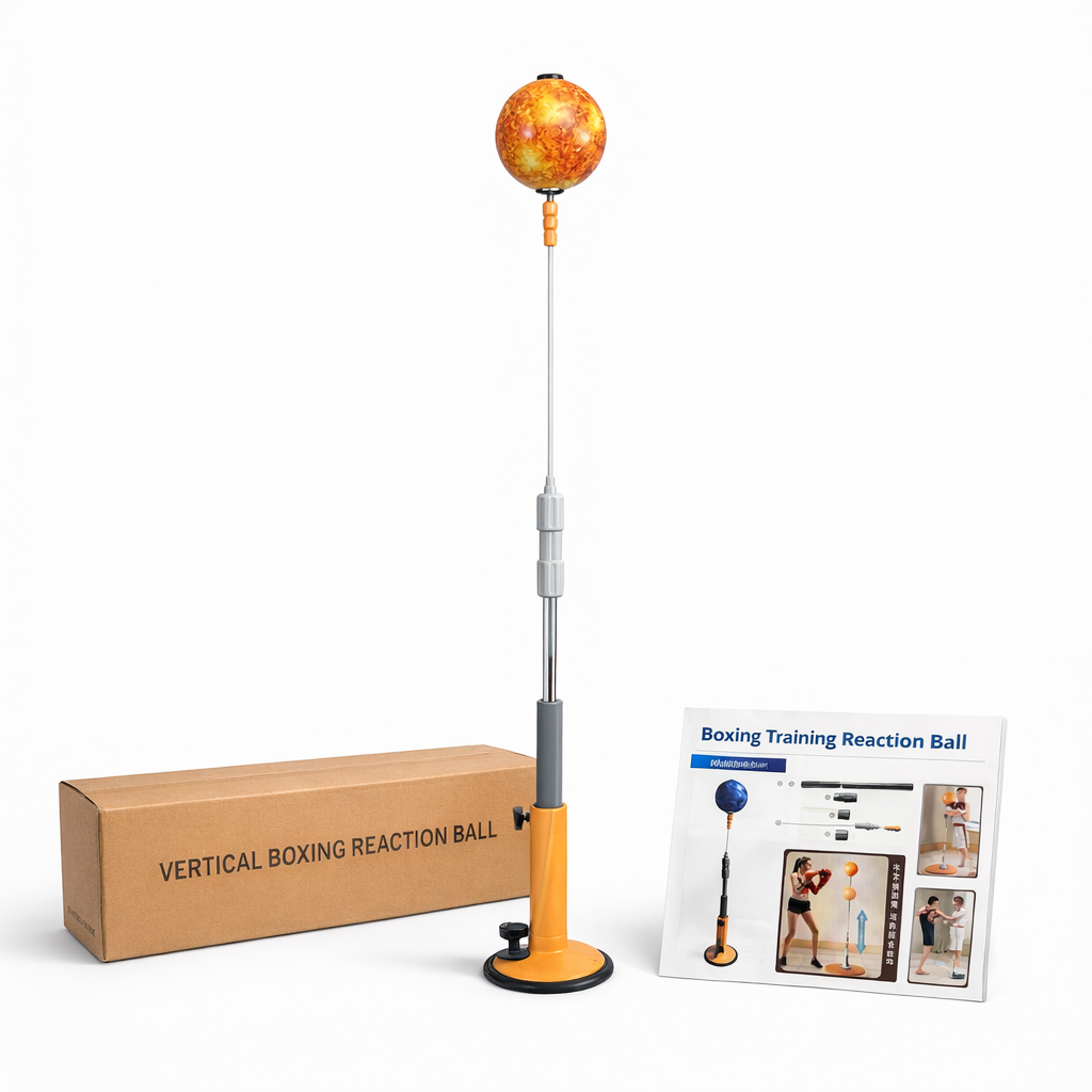 Reaction Ball Freestanding Boxing Punch Bag Reflex Speed Training Fitness Tool