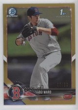 2018 Bowman Draft Chrome Gold Refractor 30/50 Thad Ward #BDC-90 w5p