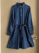 TOMMY HILFIGER Logo Denim Dress Size XL