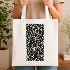 Intricate Rose Large Reusable Wall Stencil For Painting DIY Home Decor Template
