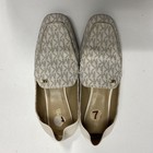 Michael Kors Lillie Vanilla Signature Monogram Loafers Women's Size 7 — photo 5