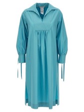Max Mara 1050 Nupar Cotton Shirt Dress in Anice Size 38 US4