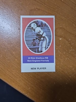 1972 Sunoco Stamps Update New Player Bob Gladieux NM-MT CONDITION 