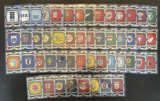 2026 Panini Prizm FIFA World Cup Team Badges Brazil Argentina Full Set 1 50 YH37