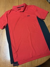 Cinch Men  s Medium Red Polo Shirt Short Sleeve