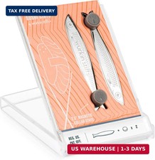 Wurkin Stiffs 2.5 inch Sushi Stays Metal Magnetic Fish Collar Stays and Magnets