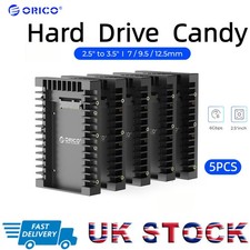 ORICO 5PCS 2.5 to 3.5'' SATA Hard Drive Adapter Converter For 7-12.5mm HDD SSD