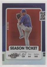 2021 Panini Contenders Season Ticket Optic Red Prizm Jacob deGrom #28 1i3m