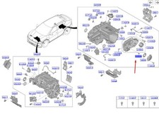 KIA EV6 CV Drive Gear Unit Motor Dowel Pin 1430304100 Nouveau authentique