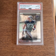 2010 Topps Platinum Rob Gronkowski #122 PSA 10 Rookie New England Patriots