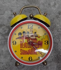 Beatles VINTAGE 1968 'YELLOW SUBMARINE' ALARM CLOCK IN GREAT NEAR MINT CONDITION