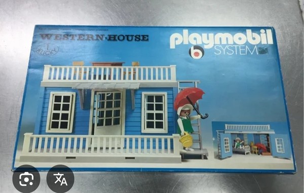 Playmobil ref 3421 western House completa y en caja original