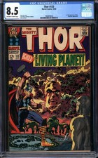 THOR #133 CGC 8.5 OW/WH PAGES // 1ST FULL APPEARANCE EGO MARVEL 1966