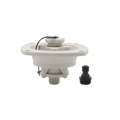 Back Flow Water Filling Port Brass Pipe Thread Sealed Durable For Caravan RV