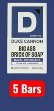 5 Bars Duke Cannon 10oz Naval Diplomacy Soap Brick