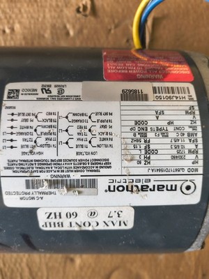 Marathon Electric three-phase alternating current (A-C) induction motor