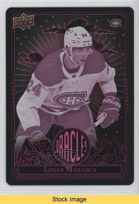 2024-25 Upper Deck Extended Series Oracles SP Logan Mailloux #O-46 READ 0h3h